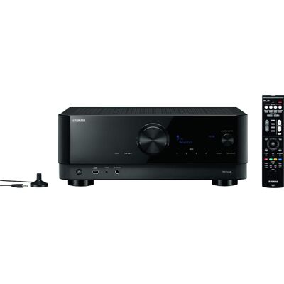 Yamaha - RX-V4A 5.2-channel AV Receiver with 8K HDMI and MusicCast - Black Yamaha - RX-V4A 5.2-channel AV Receiver with 8K HDMI and MusicCast - Black