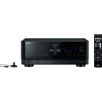 Yamaha - RX-V6A 7.2-channel AV Receiver with 8K HDMI and MusicCast - Black Yamaha - RX-V6A 7.2-channel AV Receiver with 8K HDMI and MusicCast - Black