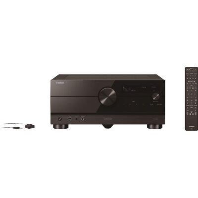 Yamaha - AVENTAGE RX-A6A 150W 9.2-Channel AV Receiver with 8K HDMI and MusicCast - Black Yamaha - AVENTAGE RX-A6A 150W 9.2-Channel AV Receiver with 8K HDMI and MusicCast - Black