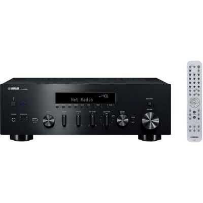 Yamaha - Bluetooth 120-Watt 2.0-Channel Network Stereo Receiver with Remote - Black Yamaha - Bluetooth 120-Watt 2.0-Channel Network Stereo Receiver with Remote - Black