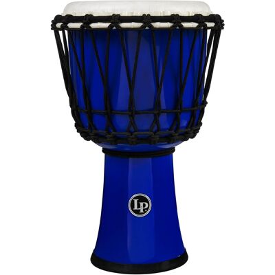 Latin Percussion - LP1607BL, 7-inch Rope Tuned Circle Djembe, Perfect-Pitch Synthetic Head, HD Shell Construction Latin Percussion - LP1607BL, 7-inch Rope Tuned Circle Djembe, Perfect-Pitch Synthetic Head, HD Shell Construction