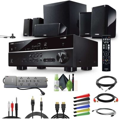 Yamaha - Audio YHT-4950U 4K Ultra HD 5.1-Channel Home Theater System (Bundle) - Black Yamaha - Audio YHT-4950U 4K Ultra HD 5.1-Channel Home Theater System (Bundle) - Black