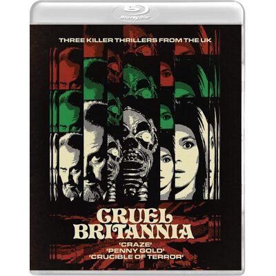 Vinegar Syndrome Cruel Britannia: Three Killer Thrillers From the UK - BLU-RAY Vinegar Syndrome Cruel Britannia: Three Killer Thrillers From the UK - BLU-RAY