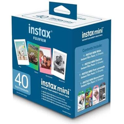Fuji - Instax Mini Variety Film Value Pack 40 Count Fuji - Instax Mini Variety Film Value Pack 40 Count