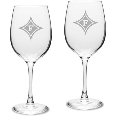Jardine - Furman Paladins 16oz. 2-Piece Traditional White Wine Glass Set - Multicolor Jardine - Furman Paladins 16oz. 2-Piece Traditional White Wine Glass Set - Multicolor
