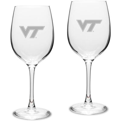 Jardine - Virginia Tech Hokies 2-Piece 16oz. Traditional White Wine Glass Set - Multicolor Jardine - Virginia Tech Hokies 2-Piece 16oz. Traditional White Wine Glass Set - Multicolor