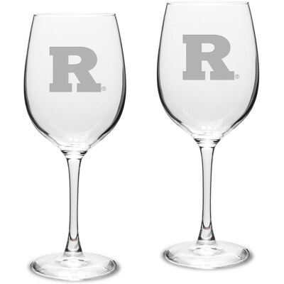 Jardine - Rutgers Scarlet Knights 2-Piece 16oz. Traditional White Wine Glass Set - Multicolor Jardine - Rutgers Scarlet Knights 2-Piece 16oz. Traditional White Wine Glass Set - Multicolor