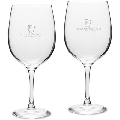 Jardine - Niagara Falls Culinary Institute Two-Piece 19oz. Traditional Red Wine Glass Set - Multicolor Jardine - Niagara Falls Culinary Institute Two-Piece 19oz. Traditional Red Wine Glass Set - Multicolor