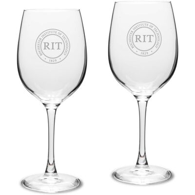 Jardine - Rochester Institute of Technology Tigers 16oz. 2-Piece Traditional White Wine Glass Set - Multicolor Jardine - Rochester Institute of Technology Tigers 16oz. 2-Piece Traditional White Wine Glass Set - Multicolor
