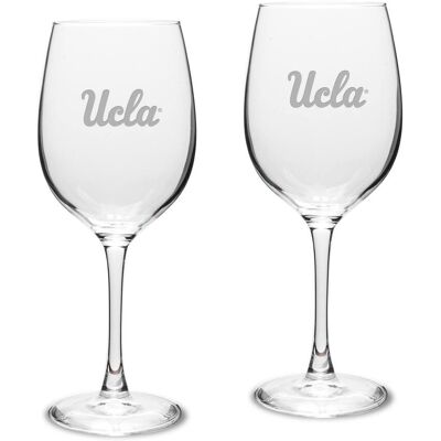 Jardine - UCLA Bruins 2-Piece 16oz. Traditional White Wine Glass Set - Multicolor Jardine - UCLA Bruins 2-Piece 16oz. Traditional White Wine Glass Set - Multicolor