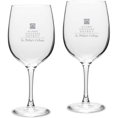 Jardine - SPC Tigers 19oz. Two-Piece Traditional Red Wine Glass Set - Multicolor Jardine - SPC Tigers 19oz. Two-Piece Traditional Red Wine Glass Set - Multicolor