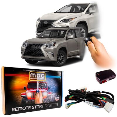 MPC - Remote Starter For Lexus RX350 2016-2017 Lexus GX460 2020-2021 Plug & Play - Black MPC - Remote Starter For Lexus RX350 2016-2017 Lexus GX460 2020-2021 Plug & Play - Black