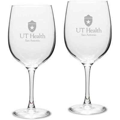 Jardine - Texas Health San Antonio 19oz. Two-Piece Traditional Red Wine Table Glass Set - Multicolor Jardine - Texas Health San Antonio 19oz. Two-Piece Traditional Red Wine Table Glass Set - Multicolor
