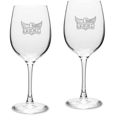Jardine - Tennessee Tech Golden Eagles 2-Piece 16oz. Traditional White Wine Glass Set - Multicolor Jardine - Tennessee Tech Golden Eagles 2-Piece 16oz. Traditional White Wine Glass Set - Multicolor