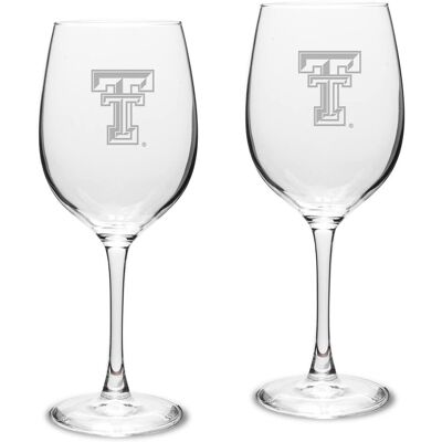 Jardine - Texas Tech Red Raiders 2-Piece 16oz. Traditional White Wine Glass Set - Multicolor Jardine - Texas Tech Red Raiders 2-Piece 16oz. Traditional White Wine Glass Set - Multicolor
