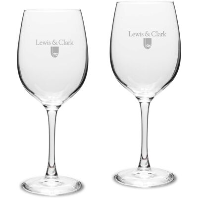 Jardine - Lewis & Clark College Pioneers 16oz. 2-Piece Traditional White Wine Glass Set - Multicolor Jardine - Lewis & Clark College Pioneers 16oz. 2-Piece Traditional White Wine Glass Set - Multicolor