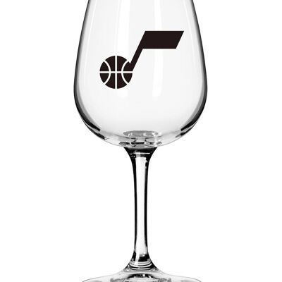 Logo Brands - Utah Jazz Logo 12oz. Stemmed Wine Glass - Multicolor Logo Brands - Utah Jazz Logo 12oz. Stemmed Wine Glass - Multicolor