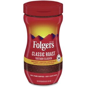 Folgers - 16 oz Instant Coffee - Classic Roast Folgers - 16 oz Instant Coffee - Classic Roast