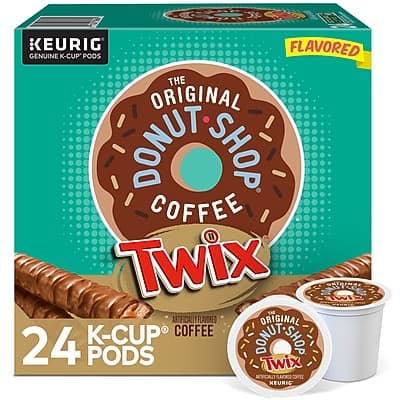 The Original Donut Shop - Twix Coffee Keurig K-Cup Pods, Medium Roast, 24/Box The Original Donut Shop - Twix Coffee Keurig K-Cup Pods, Medium Roast, 24/Box