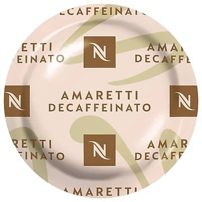 Nespresso - Professional Amaretti Decaffeinato Decaf Coffee Professional Capsules, Espresso Roast, 50/Box Nespresso - Professional Amaretti Decaffeinato Decaf Coffee Professional Capsules, Espresso Roast, 50/Box