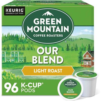 Green Mountain - Our Blend Coffee, Light Roast, 0.33 oz. Keurig® K-Cup® Pods, 96/Carton (GMT6570CT) Green Mountain - Our Blend Coffee, Light Roast, 0.33 oz. Keurig® K-Cup® Pods, 96/Carton (GMT6570CT)