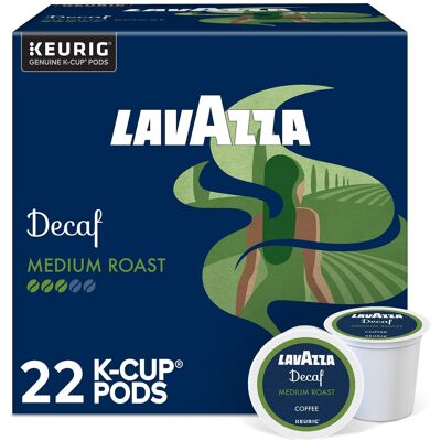 Lavazza - Classico Decaf Coffee Keurig K-Cup Pods, Medium Roast, 22/Box (5000382581) Lavazza - Classico Decaf Coffee Keurig K-Cup Pods, Medium Roast, 22/Box (5000382581)