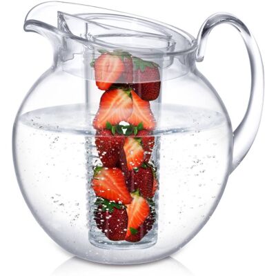 Prodyne - Big Fruit Infusion Pitcher, 3.5 Quarts - Clear Prodyne - Big Fruit Infusion Pitcher, 3.5 Quarts - Clear