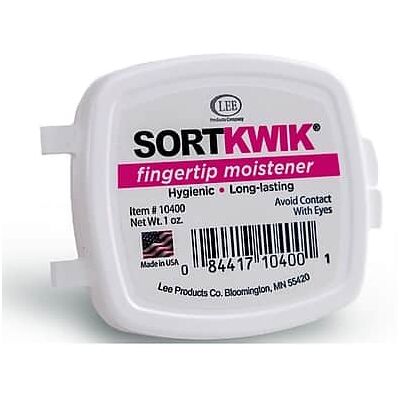 Lee - Sortkwik 1 oz. Fingertip Moistener - Pink Lee - Sortkwik 1 oz. Fingertip Moistener - Pink