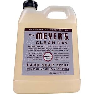 Mrs. Meyer's - Clean Day Liquid Hand Soap Refill, Lavender Scent, 33 fl oz - Clear Mrs. Meyer's - Clean Day Liquid Hand Soap Refill, Lavender Scent, 33 fl oz - Clear