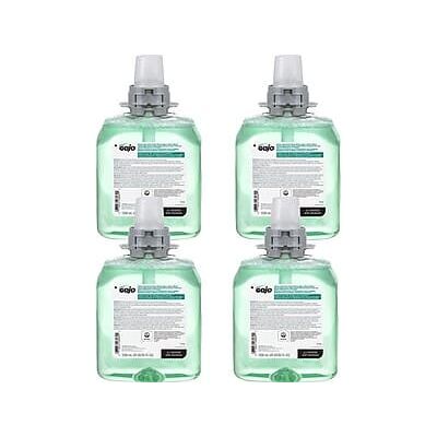 GOJO - FMX12 Foaming Hand, Hair & Body Wash Refill, Cucumber Melon, 42 Fl. oz., 4/Carton - Green GOJO - FMX12 Foaming Hand, Hair & Body Wash Refill, Cucumber Melon, 42 Fl. oz., 4/Carton - Green