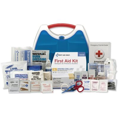 First Aid Only - ANSI A+ 2015 ReadyCare First Aid Kit for Up to 50 People - Blue Clear First Aid Only - ANSI A+ 2015 ReadyCare First Aid Kit for Up to 50 People - Blue Clear