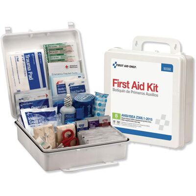 First Aid Only - Bulk ANSI 2015 Compliant First Aid Kit - White First Aid Only - Bulk ANSI 2015 Compliant First Aid Kit - White