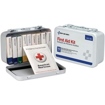First Aid Only - Unitized First Aid Kit for 10 People - White First Aid Only - Unitized First Aid Kit for 10 People - White
