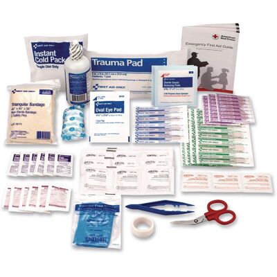 First Aid Only - Office First Aid Kit Refill with Medication for 25 People, 106 Pieces - Multicolored First Aid Only - Office First Aid Kit Refill with Medication for 25 People, 106 Pieces - Multicolored