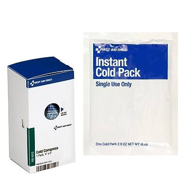 SmartCompliance - First Aid Only Instant Cold Compress, 4" x 5" (FAE 6012) - Multicolor SmartCompliance - First Aid Only Instant Cold Compress, 4" x 5" (FAE 6012) - Multicolor