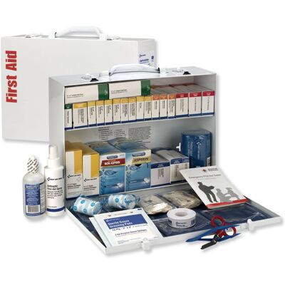 First Aid Only - ANSI 2015 Compliant Industrial First Aid Kit for Up to 75 People - White First Aid Only - ANSI 2015 Compliant Industrial First Aid Kit for Up to 75 People - White