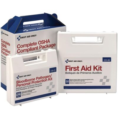 First Aid Only - First Aid Kit for 50 People - White First Aid Only - First Aid Kit for 50 People - White