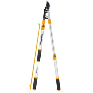 STEELHEAD - Adjustable Gear Bypass Limb Lopper, 27 to 40 Inch Telescoping Handles, Heavy Duty Cutting STEELHEAD - Adjustable Gear Bypass Limb Lopper, 27 to 40 Inch Telescoping Handles, Heavy Duty Cutting