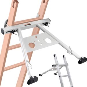 VEVOR - Ladder Stabilizer, Adjustable Feet Extension Ladder Standoff, Heavy Duty Wall Ladder Accessories for Roof Gutter - Matte Silver VEVOR - Ladder Stabilizer, Adjustable Feet Extension Ladder Standoff, Heavy Duty Wall Ladder Accessories for Roof Gutter - Matte Silver