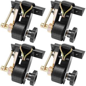 VEVOR - Ladder Rack Ratchet Straps, Square Tube Mount, 1.5 in Wide x 7.4 ft Long Ladder Rack Straps - Black VEVOR - Ladder Rack Ratchet Straps, Square Tube Mount, 1.5 in Wide x 7.4 ft Long Ladder Rack Straps - Black
