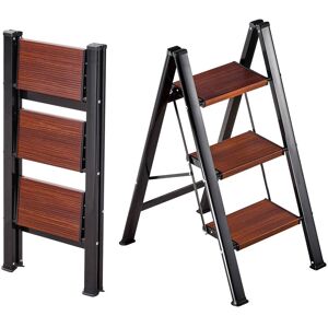 VEVOR - 3 Step Ladder, Folding Step Stool with Wide Anti-Slip Pedal and Comfort Handgrip, Lightweight 330 lbs Capacity - Silver VEVOR - 3 Step Ladder, Folding Step Stool with Wide Anti-Slip Pedal and Comfort Handgrip, Lightweight 330 lbs Capacity - Silver