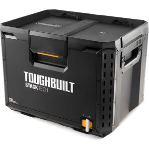 ToughBuilt - StackTech XL Tool box Organizer with Lock and Removable Tray - Black ToughBuilt - StackTech XL Tool box Organizer with Lock and Removable Tray - Black