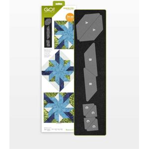 AccuQuilt - GO! Whirling Star 12" Finished Block on Board Quilting Die for GO! Fabric Cutters - Multicolor AccuQuilt - GO! Whirling Star 12" Finished Block on Board Quilting Die for GO! Fabric Cutters - Multicolor
