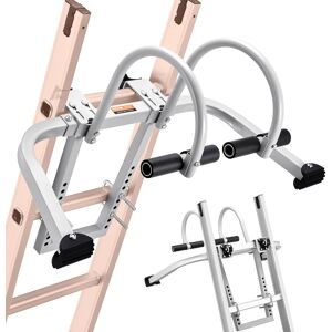 VEVOR - Ladder Stabilizer, 2 in 1 Extension Wall Ladder Standoff Hook, Roof Ridge Ladder Accessories Both Horizontally - Matte Silver VEVOR - Ladder Stabilizer, 2 in 1 Extension Wall Ladder Standoff Hook, Roof Ridge Ladder Accessories Both Horizontally - Matte Silver