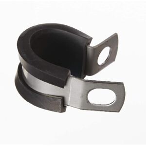 Jandorf - 1/2 in. D Stainless Steel Cushion Clamp 2 pk Jandorf - 1/2 in. D Stainless Steel Cushion Clamp 2 pk