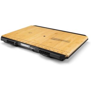 ToughBuilt - StackTech Work Surface, Bamboo Wooden Flat Top Station with Storage - Black ToughBuilt - StackTech Work Surface, Bamboo Wooden Flat Top Station with Storage - Black