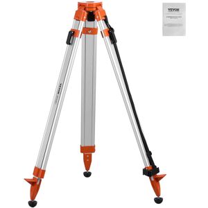 VEVOR - Laser Level Tripod Stand, 5/8"-11 Thread Mount, 16.53-65.55 inch Height Adjustment Heavy Duty Survey Tripod - Aluminum Natural Color VEVOR - Laser Level Tripod Stand, 5/8"-11 Thread Mount, 16.53-65.55 inch Height Adjustment Heavy Duty Survey Tripod - Aluminum Natural Color