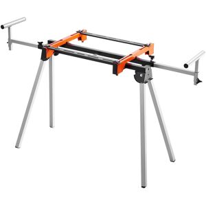 VEVOR - Miter Saw Stand, 300lbs Load Capacity Steel Collapsible Stand for Miter Saw with One-piece Mounting Brackets Clamps - Silver;Black;Orange VEVOR - Miter Saw Stand, 300lbs Load Capacity Steel Collapsible Stand for Miter Saw with One-piece Mounting Brackets Clamps - Silver;Black;Orange