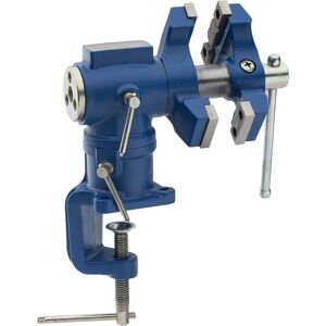 Kings County Tools - Bench Vise with Rotating Jaws - Blue and Silver Kings County Tools - Bench Vise with Rotating Jaws - Blue and Silver