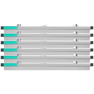 AdirOffice - 36" Aluminum Blueprint File Clamp Hanging Clamps, 12/Pack - Gray AdirOffice - 36" Aluminum Blueprint File Clamp Hanging Clamps, 12/Pack - Gray